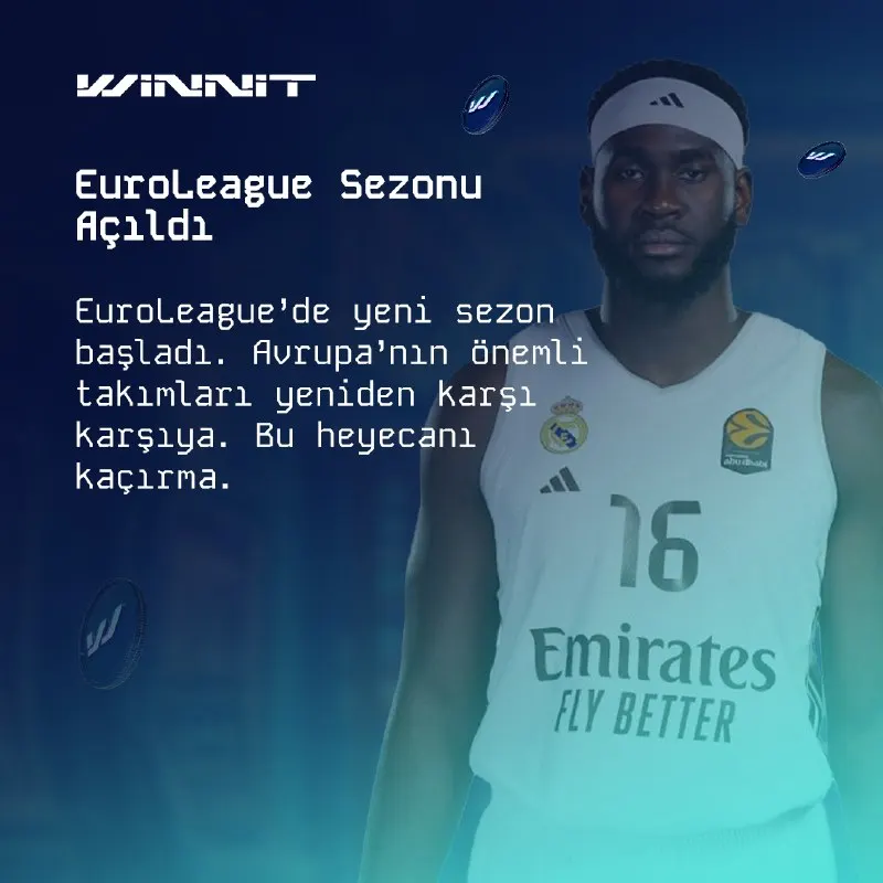 🔥 EuroLeague heyecanı dorukta; her maç ayrı bir dram, her pota ayrı bir coşku. Winnit'te…