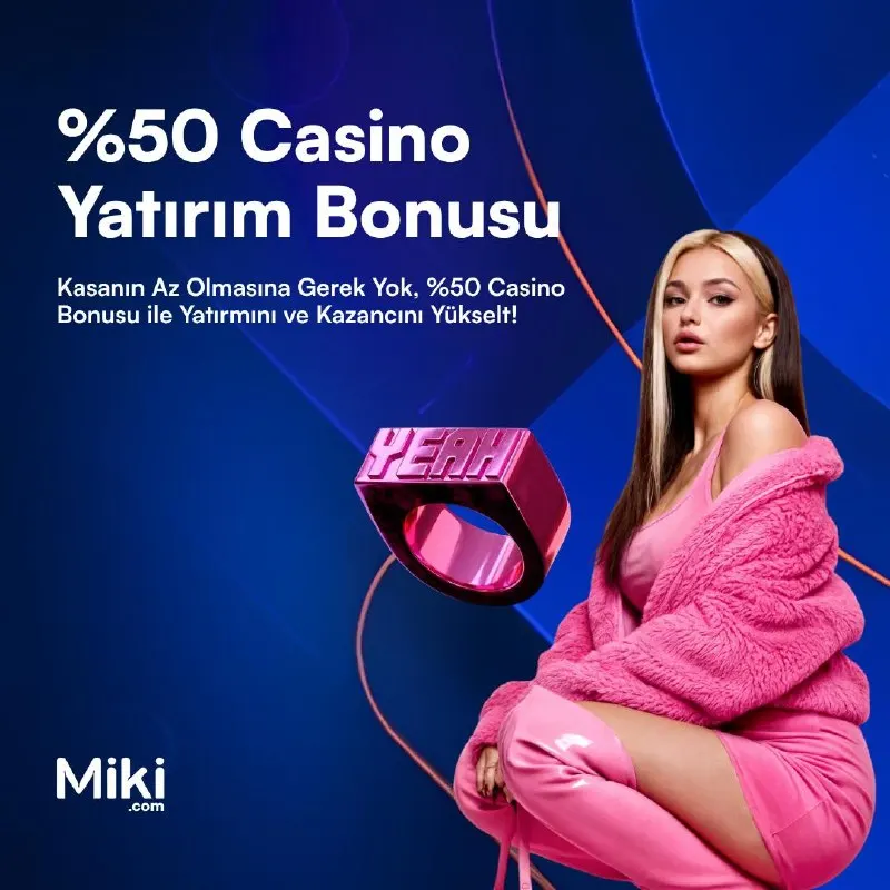 ✨%50 Casino Yatırım Bonusu 💵5.000 TL'ye kadar casino bonusu seni bekliyor, hemen kullan…