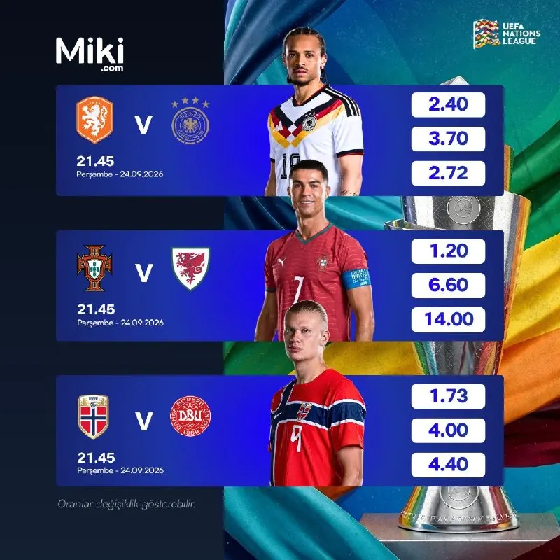 🔥Miki'de Günün Maçları 🔝En Yüksek Oranlarla ve Avantajlı Spor Bonusları ile Miki'de Bahis…