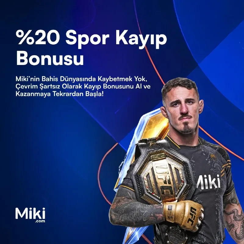 ↗️ %20 Spor Kayıp Bonusu 🐂Miki Dünyasında Kaybetmeye Yer Yok 💵30.000 TL'ye kadar…
