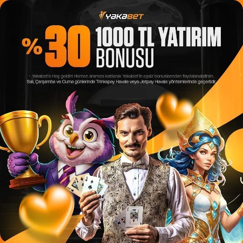 💲 Yakabet’ten Seçili Günlere Özel %30 Yatırım Bonusu 🏦 Trinkspay Havale & Jetpay Havale…