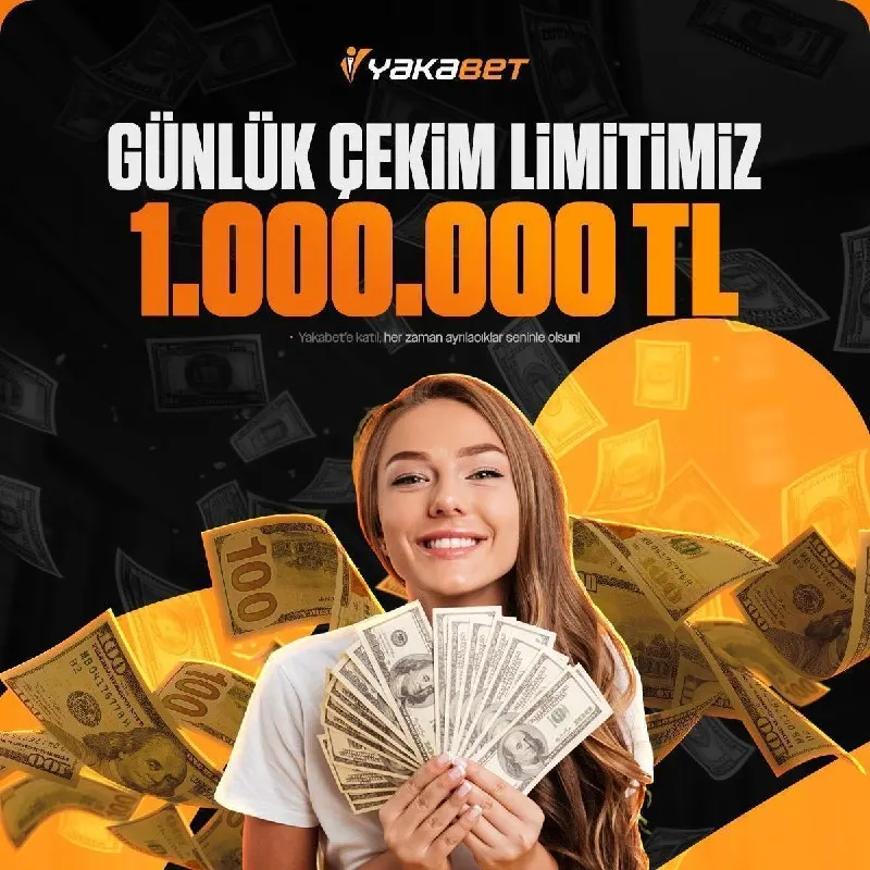💵 Yakabet'te günlük çekim limiti tam 1️⃣ milyon TL! 1️⃣.0️⃣0️⃣0️⃣.0️⃣0️⃣0️⃣ 🚀 Kazancın…