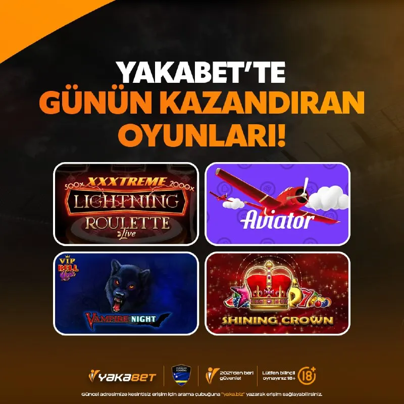 🟧🟧🟧🟧'te günün kazandıran oyunları! ⚡️ Xxxtreme Lightning Roulette 🛫 Aviator 🦇 Vampire…