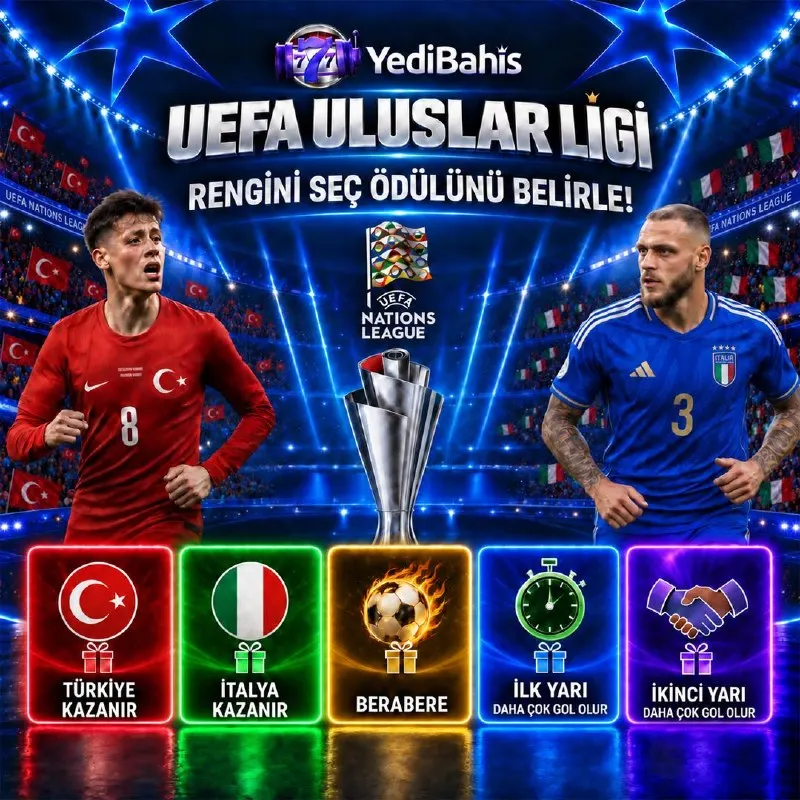 🎰🎰🎰🎰🎰 SEÇİMİNİ YAP ÖDÜLÜ KAP! 🇹🇷TÜRKİYE 🆚 İTALYA🇮🇹 ➡️Tahmin Yapmak İçin Tıklayın…