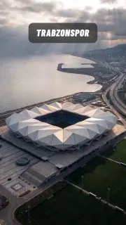 🏟 Trabzonspor’un stadyumu böyle görünseydi? 🔥 Bordo-mavi detaylarla hazırlanan bu yeni…