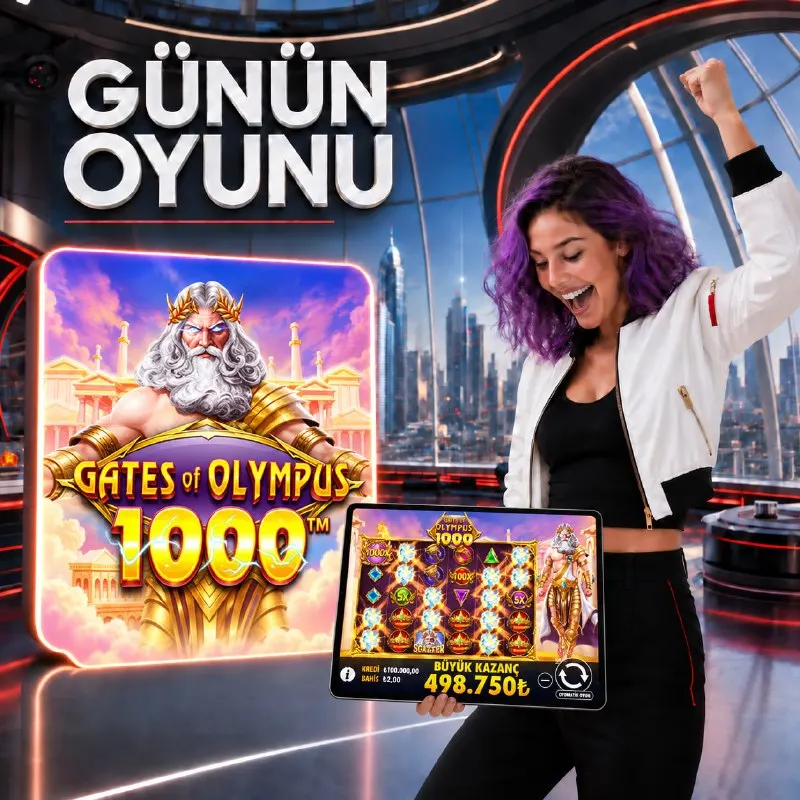 🔞 Günün Oyunu: Gates of Olympus 1000 ➡️ Bugünün şansını Gates of Olympus 1000 ile yakala!…