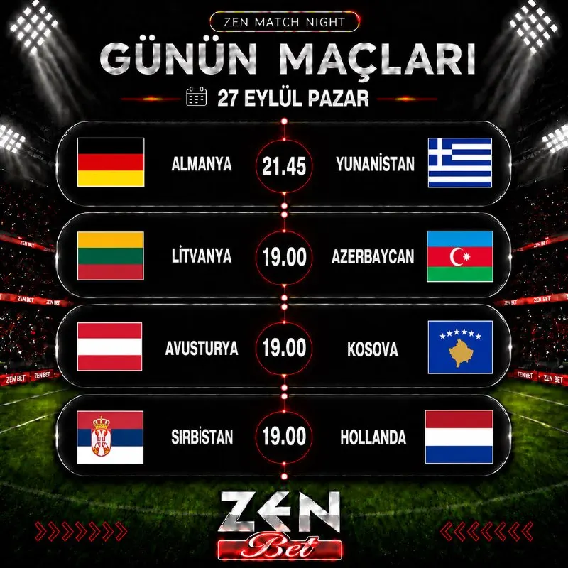 ⚽️ Günün Öne Çıkan Maçları ile Kazancını Artır! 🎮 En yüksek oranlarla bahsini al, kazanan…