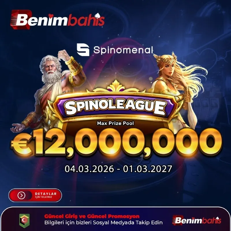🎮SPINOLEAGUE 💸TOPLAM €12,000,000 DAĞITILIYOR 🏅ŞİMDİ KATIL, PUAN TOPLA 🔝kural engeli yok…