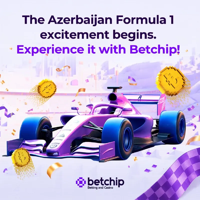 🏎 The Azerbaijan Grand Prix is heating up. Lock in your top Formula 1 bets with Betchip…