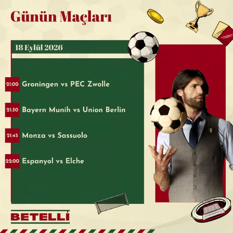 🔥 Sahadaki amansız rekabet ve heyecan dolu dakikalara hazır olun! Bayern Munih - Union…