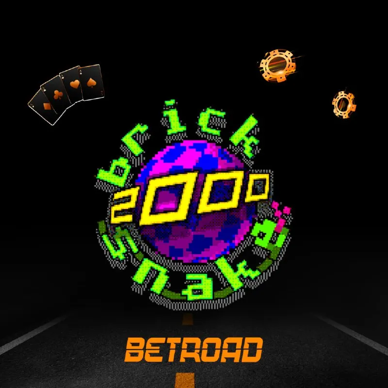 🕹 La vibra retro explota en Brick Snake 2000 dentro de Betroad. Esquiva los bloques…