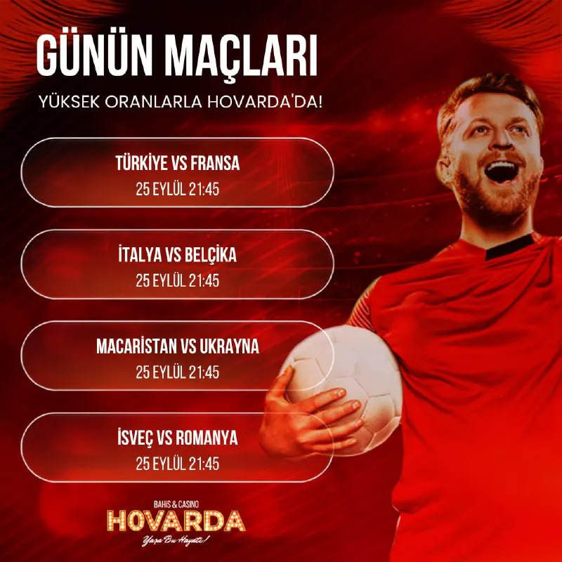 ⚽️ Türkiye - Fransa, İtalya - Belçika, Macaristan - Ukrayna ve İsveç - Romanya maçlarına…
