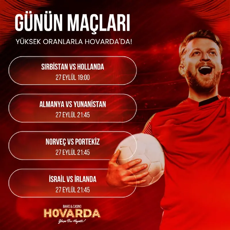 💥 Yeşil sahanın en keyifli mücadeleleri Hovarda'da! Sırbistan - Hollanda, Almanya…