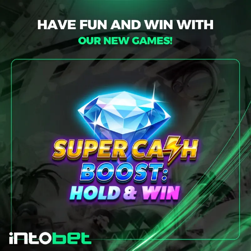 💎 Lock in major rewards with Super Cash Boost Hold & Win on intobet. Spin the reels and…