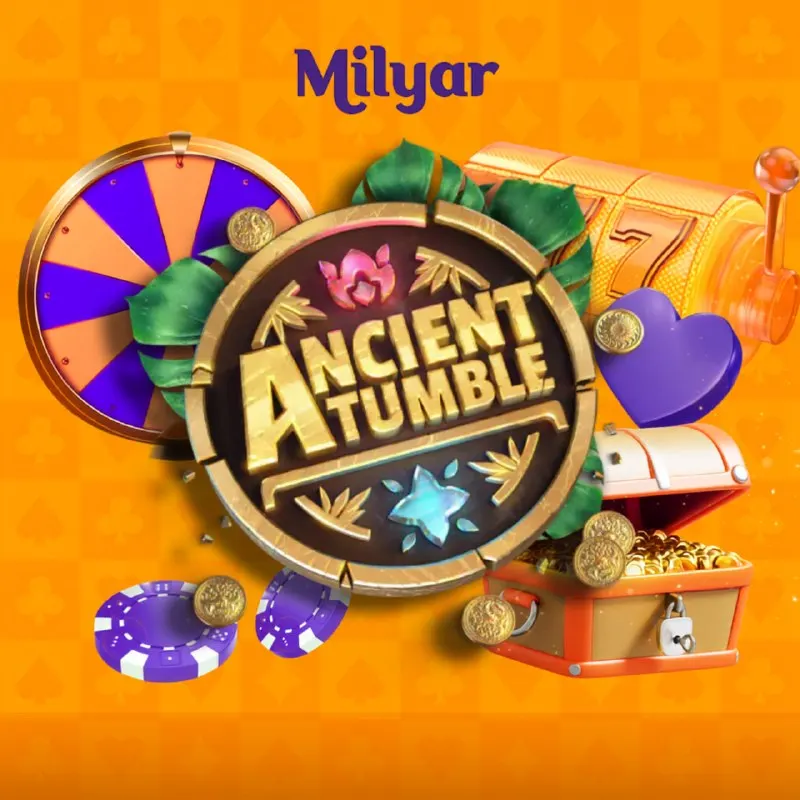 🗿 Descubre grandes tesoros en Ancient Tumble. Entra a Milyar, activa la acción en los…