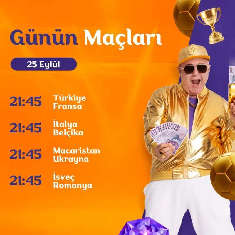 ⚽️ 25 Eylül coşkusu Milyar ekranlarında! Türkiye - Fransa, İtalya - Belçika, Macaristan…