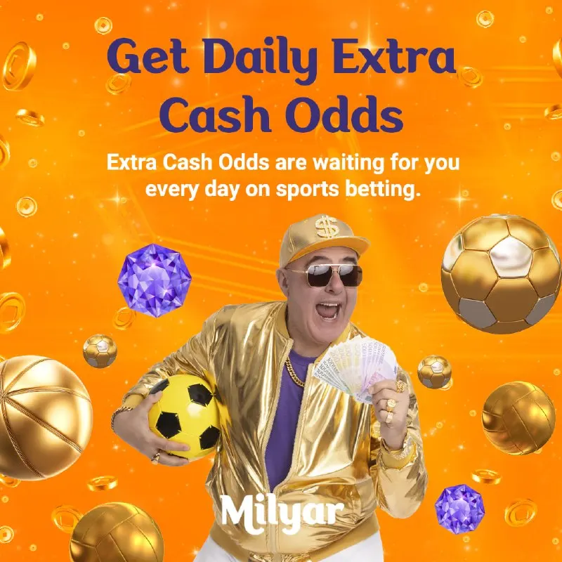 💰 Boost your betting game with Daily Extra Cash Odds across all sports on Milyar. Grab…
