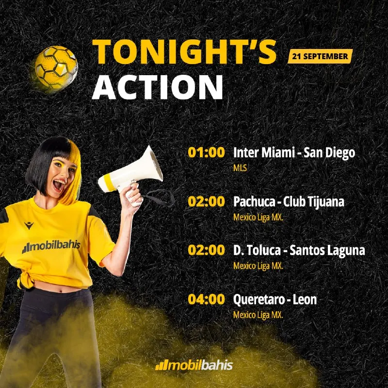 🌎 September 21 features Inter Miami vs San Diego, Pachuca vs Club Tijuana and Toluca vs…