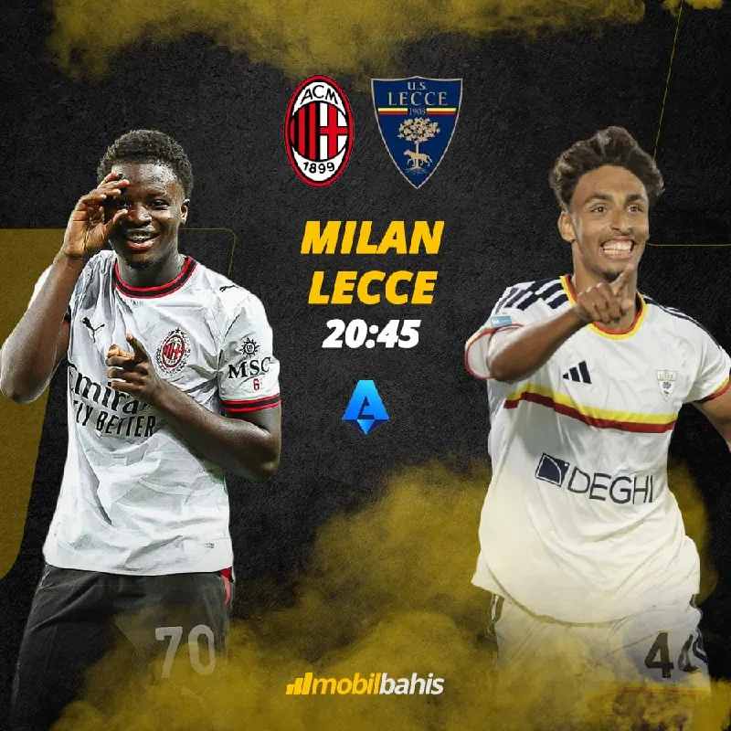 🔴 Milan and Lecce meet at 20:45 in an exciting Serie A clash. Follow the battle between…