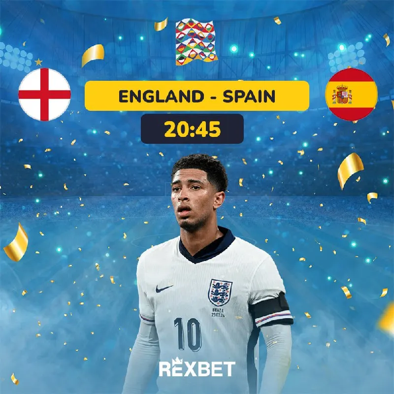 ⚽️ England clash with Spain in a Nations League thriller! Grab crazy high odds at Rexbet…