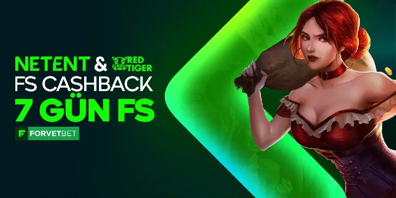 🔥 Red Tiger & NetEnt 2. Şans Günlük FS Cashback 🔥 🎰 21-27 Şubat tarihleri arasında Red…