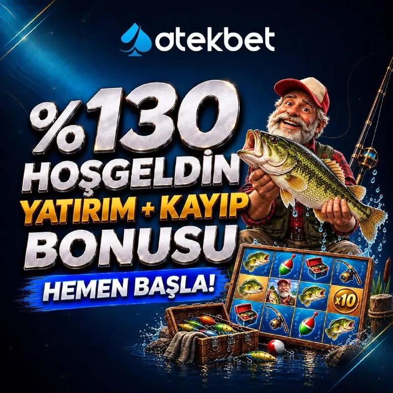 ✨ Atekbet’ten Büyüleyici Fırsat! 🎰 %130 YATIRIM + KAYIP HOŞ GELDİN BONUSU 🎰 💰 İlk…