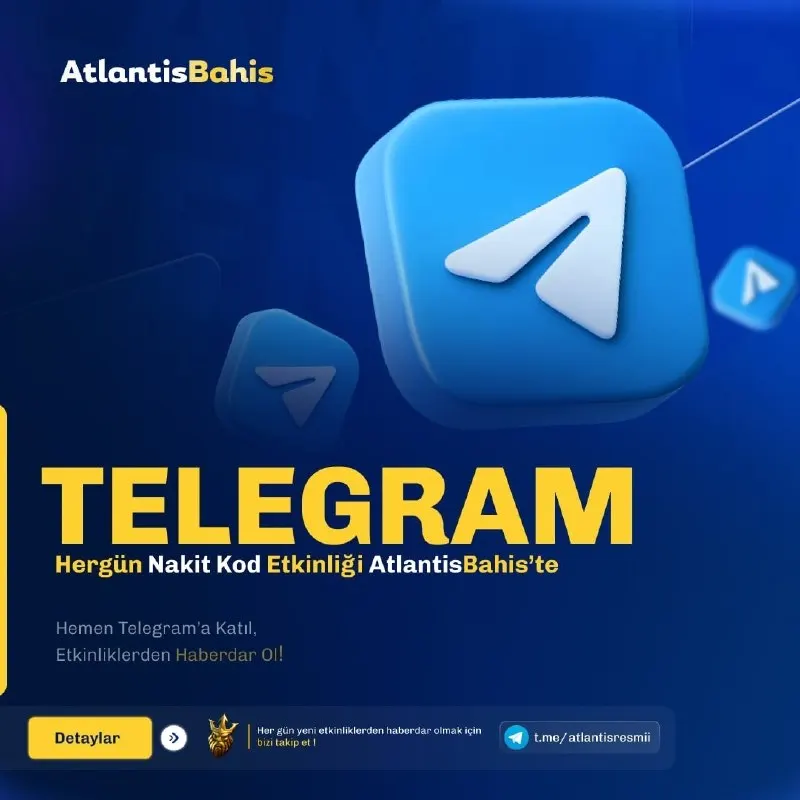 ⚠️Kod : AtlantisRich2430 ✔️Promosyon Sosyal Medya Tür : Freespin Adet : 100 Oyun…