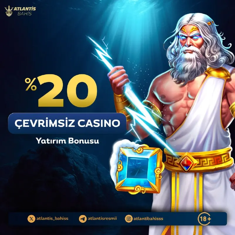 🎁 %20 Çevrimsiz Yatırım Bonusu! 🎰 Casino heyecanına %20 ekstra bakiye ile başla! 💸Yatır –…