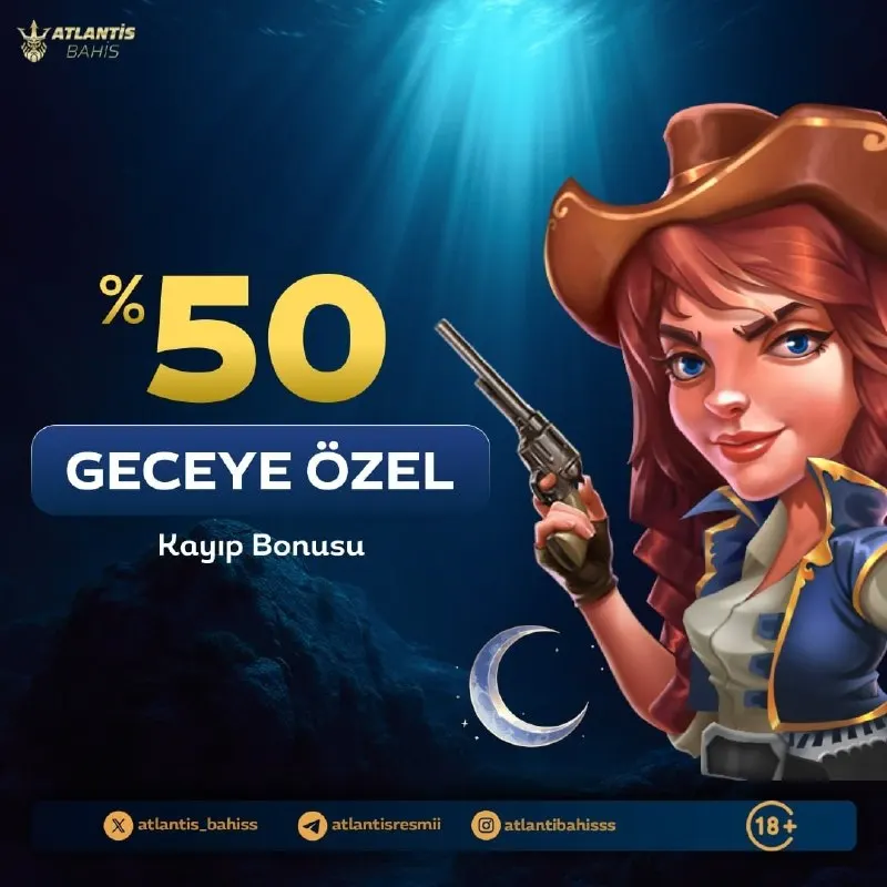 🌙 Geceye Özel %50 Kayıp Bonusu! 🤑Uykusuz geçen geceler artık daha kazançlı! 💰Her gün…