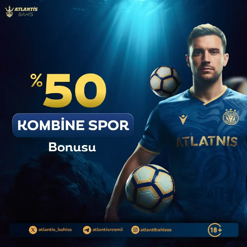 ⚡️ATLANTİS BAHİS ile ŞANSINI KATLAMAYA HAZIR MISIN? ▶️ 1.000₺ – 10.000₺ arası yatırımlara…