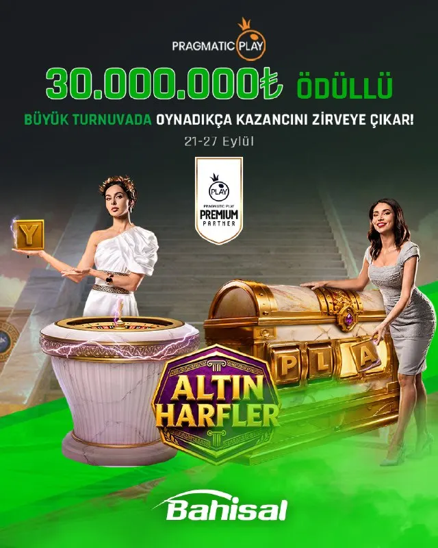 ✨ HARFLER TAMAMLANIYOR, ÖDÜLLER BÜYÜYOR! 🏆💰 Pragmatic Play Altın Harfler Etkinliği…