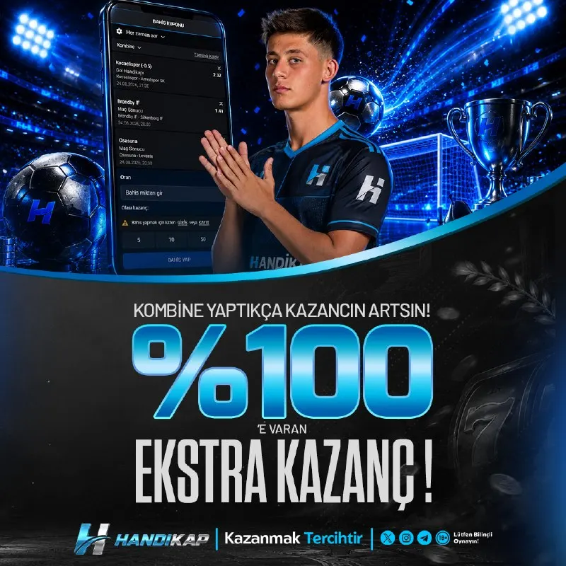 🔥TUTTURDUĞUN MAÇ KADAR EKSTRA ÖDÜL! 🎯 %100’E VARAN EKSTRA KAZANÇ FIRSATI! Kuponunu…