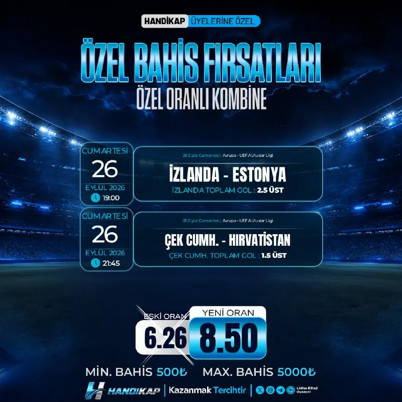 🔤🔤🔤🔤🔤🔤🔤🔤 🔤😴🔤🪷 İZLANDA 🆚 ESTONYA ✔️Izlanda Toplam Gol: 2,5 Üst ÇEK CUMH. 🆚 HIRVATİSTAN…