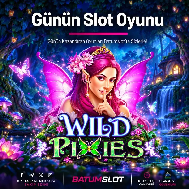 🤍WILD PIXIES💜 🚀 Batumslot ile Günün En Popüler Slot Oyunu Kazandırmaya Devam Ediyor! 🎰 ⚡…