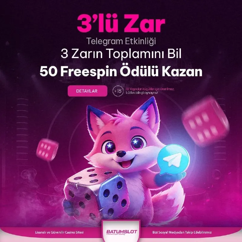 🎲 TAHMİNİNİ YAP, 🤍🤍 🚩🚩🚩🚩🚩🚩🚩🚩 KAP‼️ 🎉🎆 BatumSlot 3lü Zar Etkinliğinde Ödül Yağmuru…