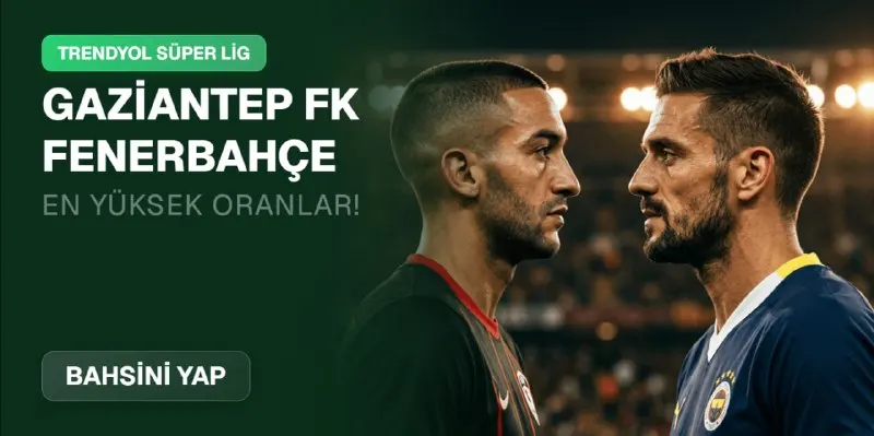 ⚽️ Gaziantep FK - Fenerbahçe 📅 14 Eylül Pazartesi | 🕗 20:00 🏆 Trendyol Süper Lig 5. Hafta…