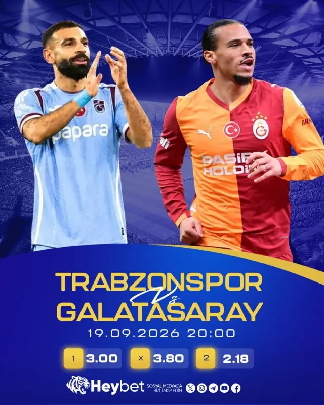 🔥 Galatasaray 🆚 Trabzonspor 🔥 ⚽️ Büyük mücadele, heyecan dorukta! 🎯 Karşılaşmaya özel…