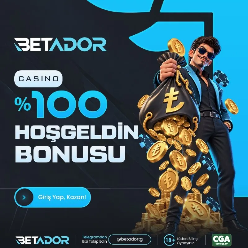 %100 CASİNO HOŞGELDİN İlk yatırımına %100 bonus al, minimum 1.000₺ ile maksimum…