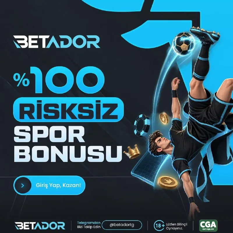 %100 RİSKSİZ SPOR BONUS Bonustan ilk yatırımınızın minimum ve maksimum 2000₺ olması…