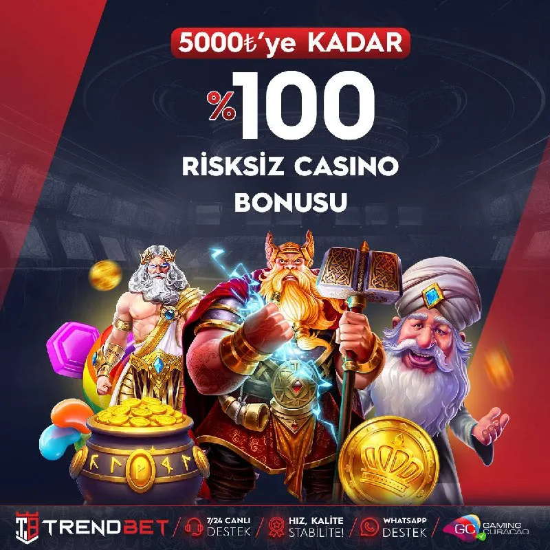 🔈 #TrendBet 'te Riske Yer Yok 🔈 ⚠️ İlk Yatırımınıza Özel 5.000₺'ye Kadar 🔤1️⃣0️⃣0️⃣…
