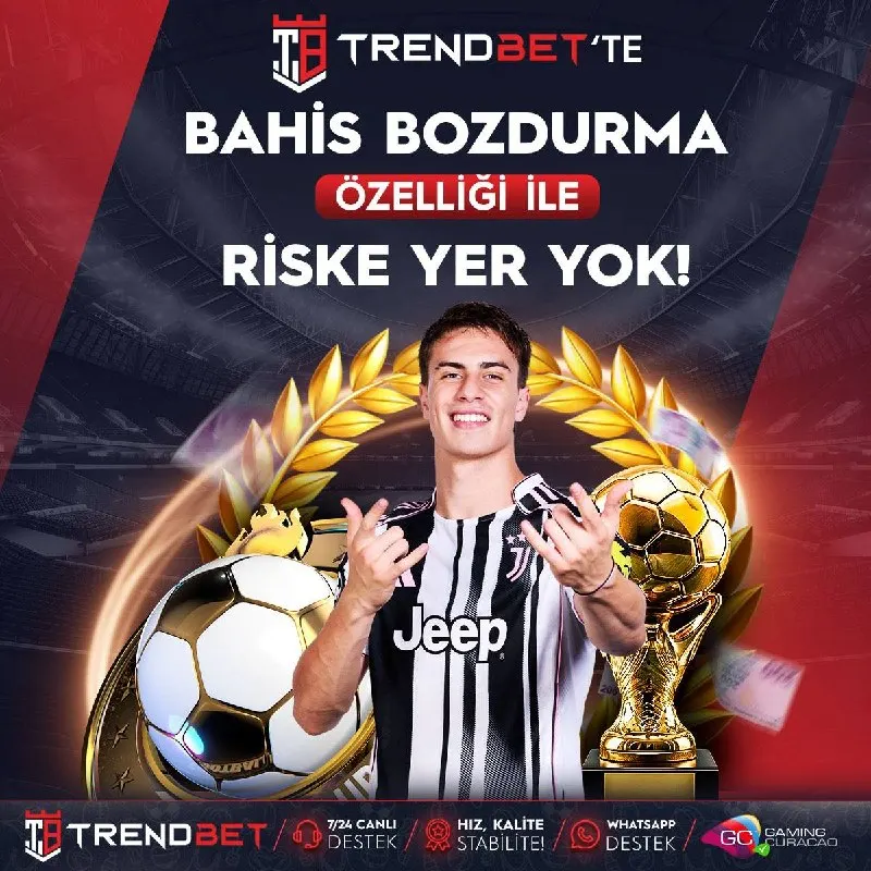 🏆 #TrendBet ‘te Bahis Bozdurma İle Kaybetmek Artık Çok Uzak❗️ ⚽️ Riske Girmek…