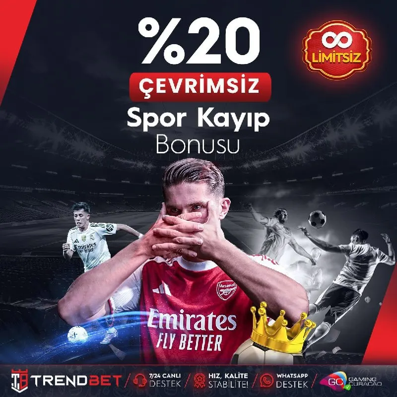 🎁 #TrendBet 'te Kaybetmek Yok 🎁 ⚡️ Spor Bahislerindeki Anlık Kayıplarınıza ❎🔢🔢 'ye Kadar…