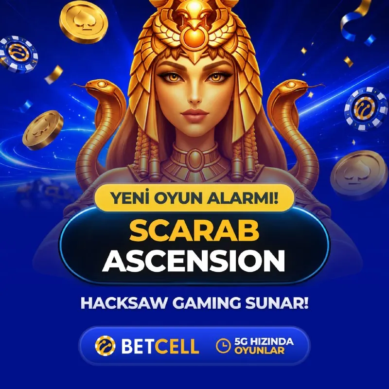 Hacksaw Gaming’den Yeni Oyun ✴️ Scarab Ascension Yeni oyun deneyimi Scarab Ascension…