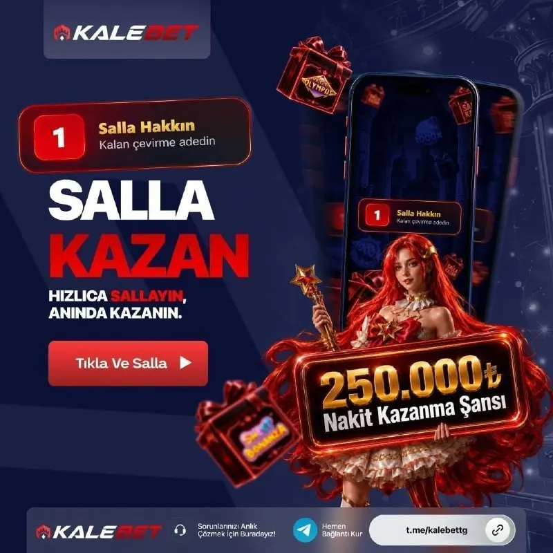 🏰 SALLA KAZAN 🏰 ⏳ 00:00 – 08:00 saatleri arasında tek seferde 500 TL ve üzeri yatırımını…