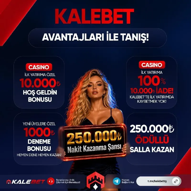 🏰 KALEBET AVANTAJLARI İLE TANIŞ! 🏰 KALEBET avantajlarını keşfet, sen de oyunun KALE’sine…