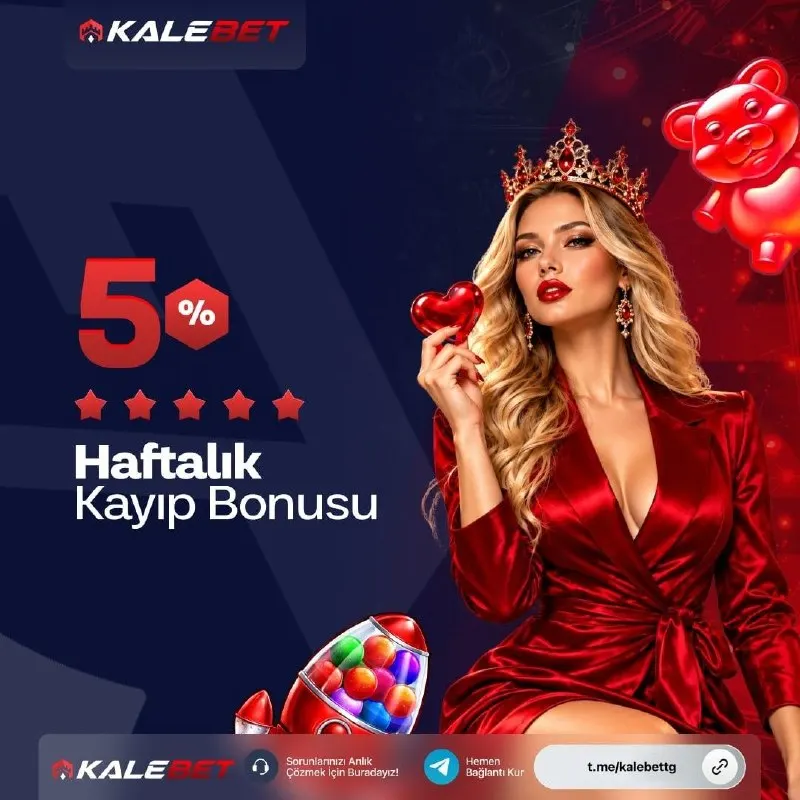 🏰 KALEBET | HAFTALIK KAYIP AYRICALIĞI 🏰 🎁 Haftalık kayıplarına özel %5 bonus fırsatı…