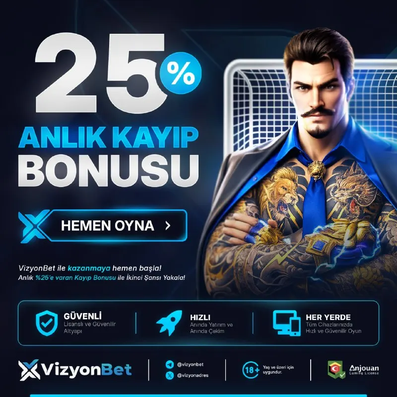 🔹 En yüksek oranlar, avantajlı bonuslar, geniş bahis seçenekleriyle VizyonBet…