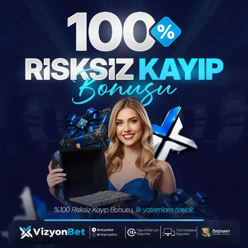 🔹İlk yatırımına özel Risksiz %100 Kayıp Bonusu şimdi aktif! 🔹Yatırımını yap VizyonBet'in…