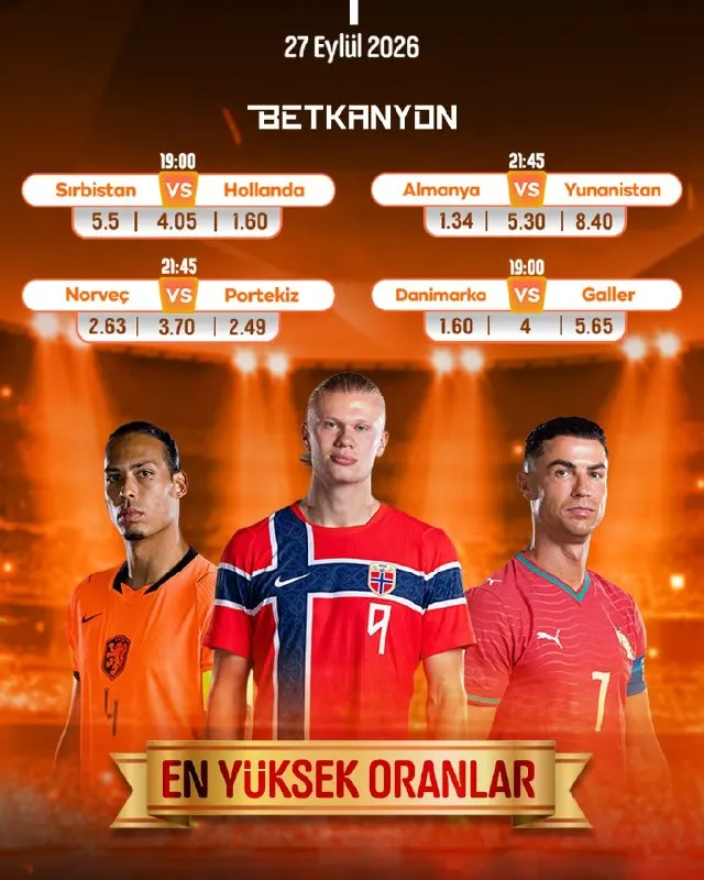BETKANYON’DA GÜNÜN MAÇLARI! ⚽ ☀️Günaydın! 📺Bugünün planı belli: 🏟️ Maçlar sahada, 🔥…