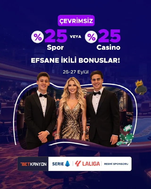 🚨 BUGÜN DE YATIRIMIN BETKANYON’DA ÇEVRİMSİZ BONUS KAZANDIRIYOR! 🎉 ⏰ Gün bitmeden…